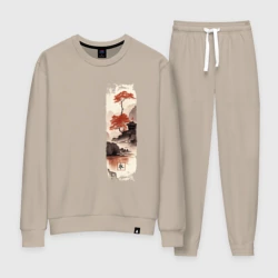 Женский костюм хлопок Япония - вечность