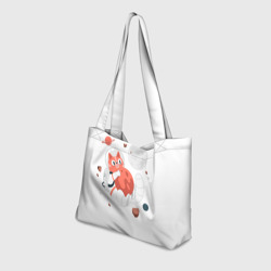 Пляжная сумка 3D Милый котик-космонавт - фото 2