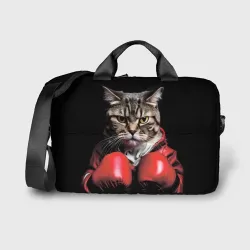 Сумка для ноутбука 3D Cat boxing