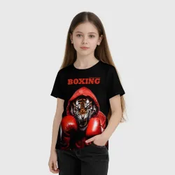 Детская футболка 3D Boxing tiger - фото 2
