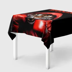 Скатерть 3D Boxing tiger