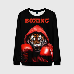 Мужской свитшот 3D Boxing tiger