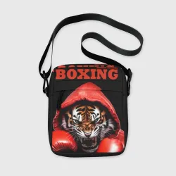 Сумка через плечо 3D Boxing tiger