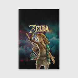 Обложка для паспорта матовая кожа The Legend of Zelda - character Link