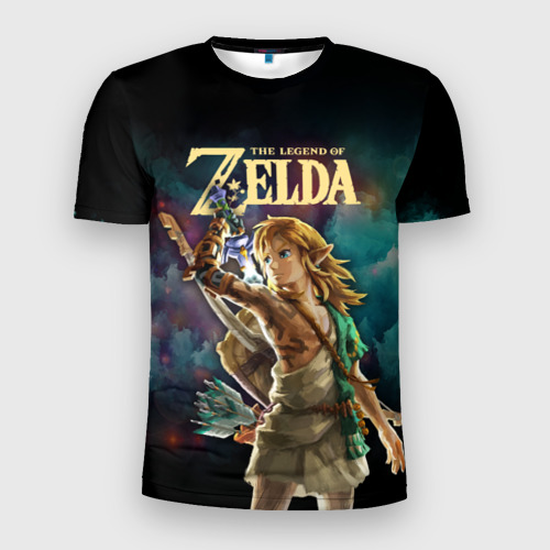 Мужская футболка 3D Slim The Legend of Zelda - character Link, цвет 3D печать