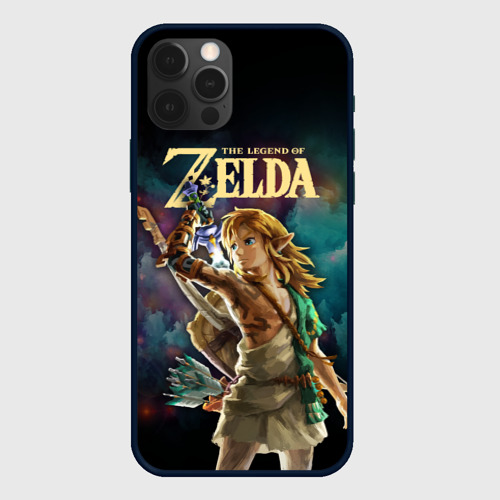 Чехол для iPhone 12 Pro с принтом The Legend of Zelda - character Link, вид спереди #2