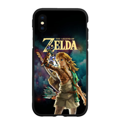 Чехол для iPhone XS Max матовый The Legend of Zelda - character Link