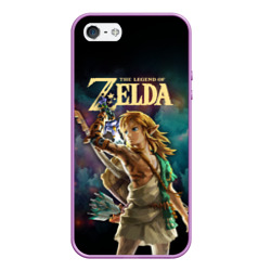 Чехол для iPhone 5/5S матовый The Legend of Zelda - character Link