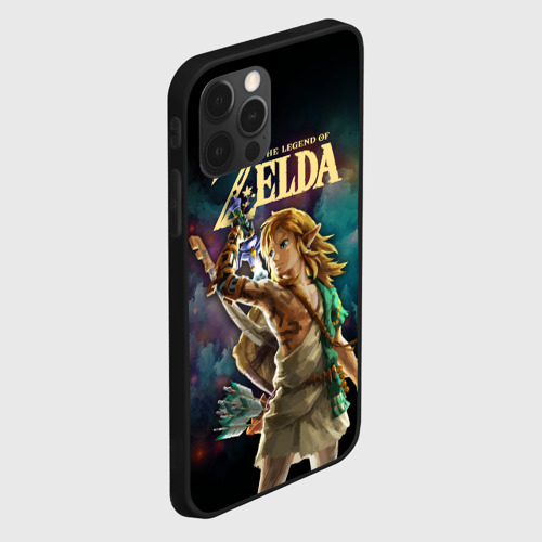 Чехол для iPhone 12 Pro с принтом The Legend of Zelda - character Link, вид сбоку #3