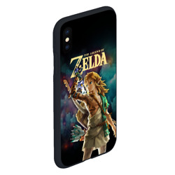 Чехол для iPhone XS Max матовый The Legend of Zelda - character Link - фото 2