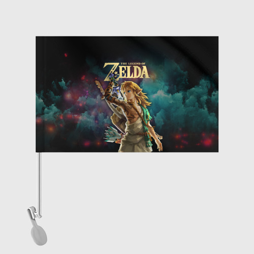 Флаг для автомобиля The Legend of Zelda - character Link - фото 2