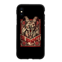 Чехол для iPhone XS Max матовый Slipknot - Бафомет