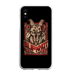 Чехол для iPhone XS Max матовый Slipknot - Бафомет