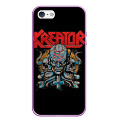 Чехол для iPhone 5/5S матовый Kreator - трэш-метал