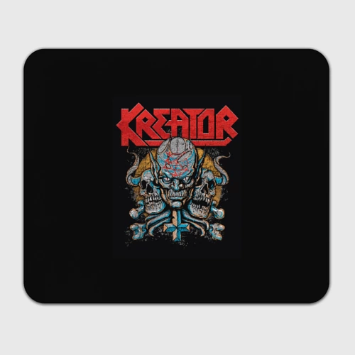 Прямоугольный коврик для мышки Kreator - трэш-метал