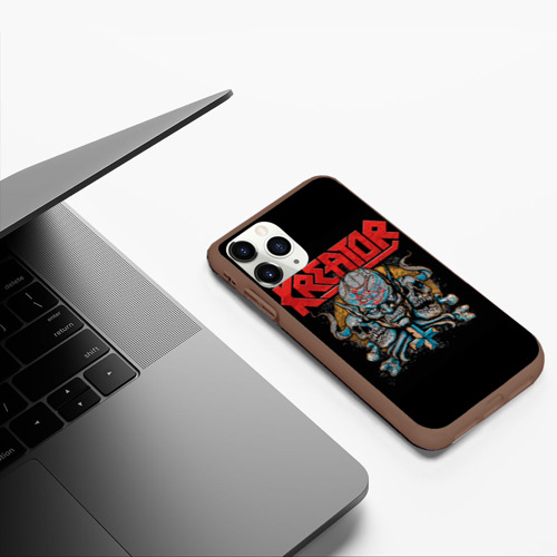 Чехол для iPhone 11 Pro матовый с принтом Kreator - трэш-метал, фото #5