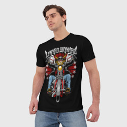 Мужская футболка 3D Lynyrd Skynyrd - байкер - фото 2