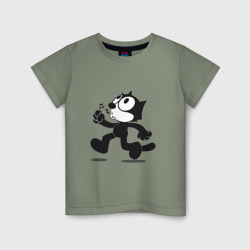 Детская футболка хлопок Кот феликс