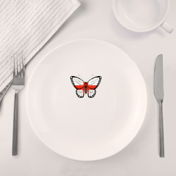 Набор: тарелка + кружка Англия бабочка - фото 2