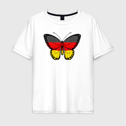 Мужская футболка хлопок Oversize Германия бабочка