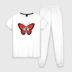 Женская пижама хлопок Швейцария бабочка