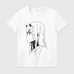 Мужская футболка хлопок Милый во франксе - line