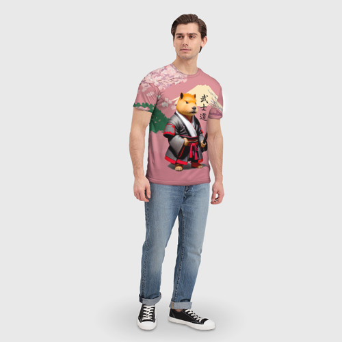 Мужская футболка 3D Капибара - Бусидо - кодекс самурая, цвет 3D печать - фото 5