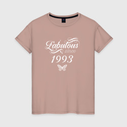 Женская футболка хлопок Fabulous since 1993