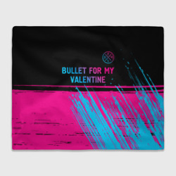 Плед 3D Bullet For My Valentine - neon gradient: символ сверху