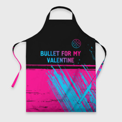 Фартук 3D Bullet For My Valentine - neon gradient: символ сверху