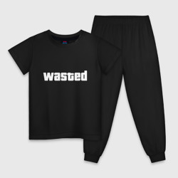 Детская пижама хлопок Wasted белый