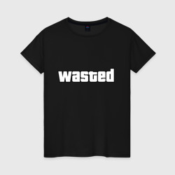 Женская футболка хлопок Wasted белый