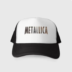 Кепка тракер с сеткой Metallica метaллик