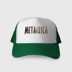 Кепка тракер с сеткой Metallica метaллик