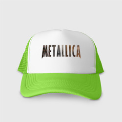 Кепка тракер с сеткой Metallica метaллик