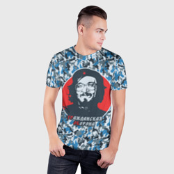 Мужская футболка 3D Slim Егор Летов - Че Гевара - фото 2