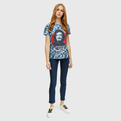 Женская футболка 3D Егор Летов - Че Гевара, цвет 3D печать - фото 5