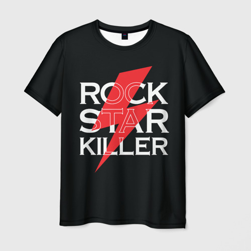 Мужская футболка 3D Rock Star Killer, цвет 3D печать