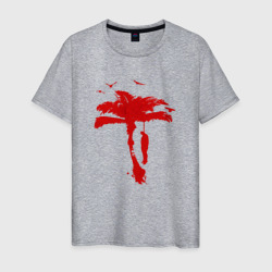 Мужская футболка хлопок Dead Island 2 - пальма