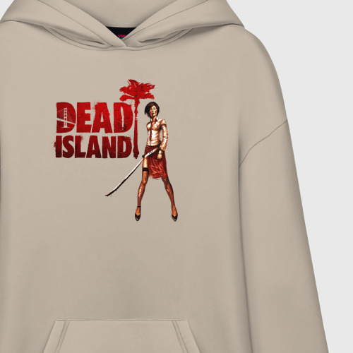 Худи SuperOversize хлопок Dead Island - character, цвет миндальный - фото 3