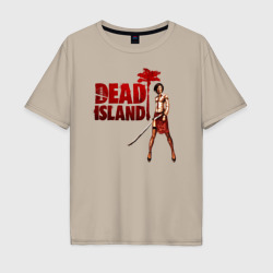 Мужская футболка хлопок Oversize Dead Island - character