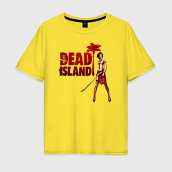 Мужская футболка хлопок Oversize Dead Island - character