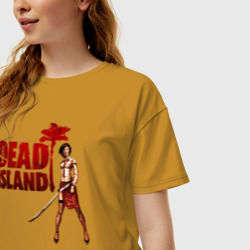 Женская футболка хлопок Oversize Dead Island - character - фото 2