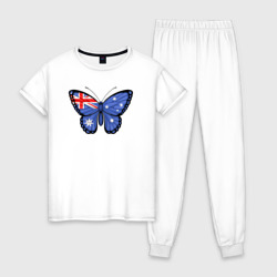 Женская пижама хлопок Австралия бабочка