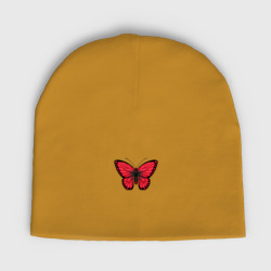 Женская шапка демисезонная Албания бабочка