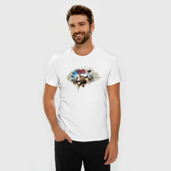 Мужская футболка хлопок Slim Dead Island 2 - characters - фото 2