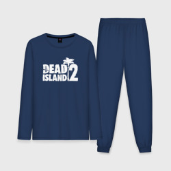 Мужская пижама с лонгсливом хлопок Dead Island 2 - logo