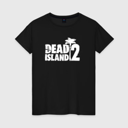 Светящаяся женская футболка Dead Island 2 - logo