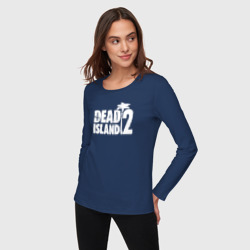 Женский лонгслив хлопок Dead Island 2 - logo - фото 2