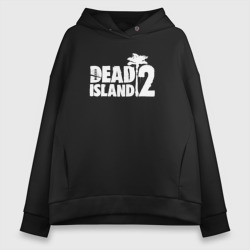 Женское худи Oversize хлопок Dead Island 2 - logo